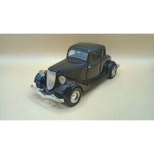 MOTORMAX 1934 34 FORD COUPE 1/24 DIECAST BLACK 73217